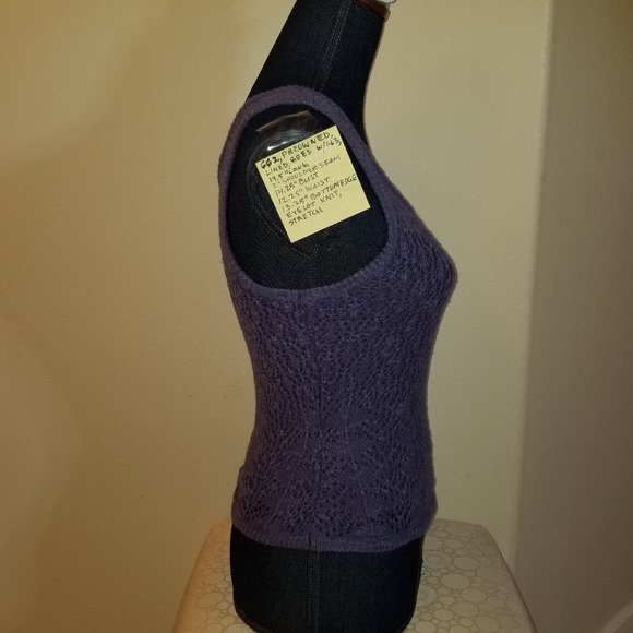 #662 Preowned Columbia Periwinkle Knit PS Top - Picture 4 of 9